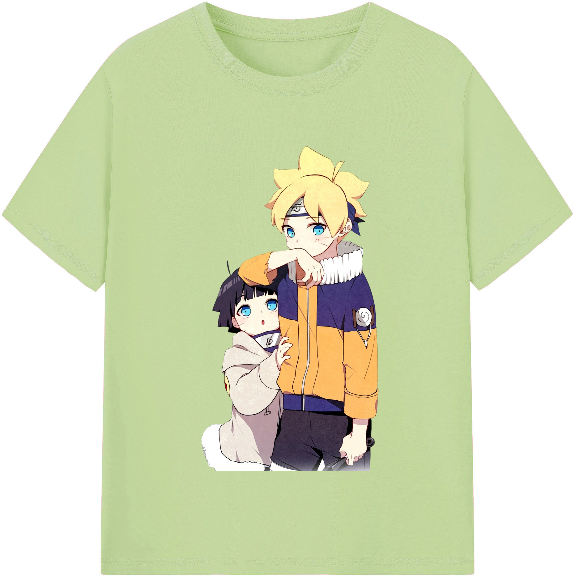 （画像用） NARUTO -ナルト- うずまき ボルト Uzumaki Boruto 綿100％半袖Tシャツ（フロントプリント）